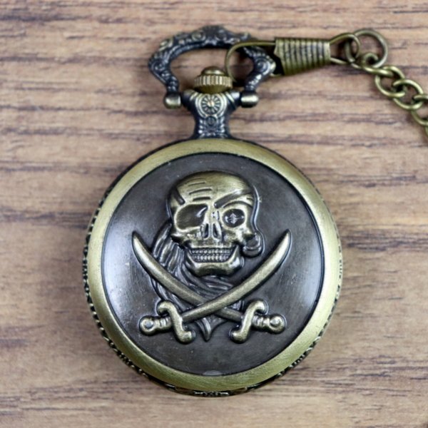 Taschenuhr mit Pirat
